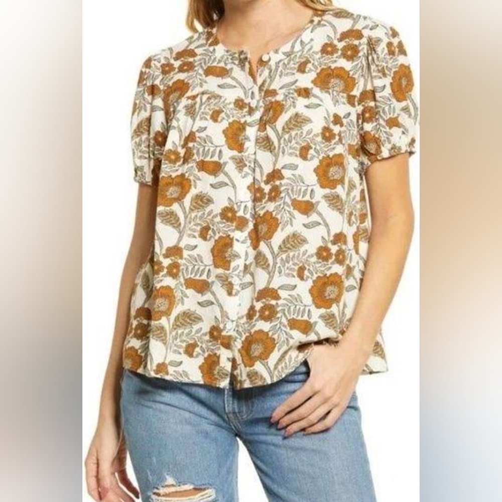 Faherty Women's Top Size Medium